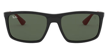 Ray-Ban® Ferrari RB4228M RB4228M F60171 58 - Black with Dark Green lenses Sunglasses