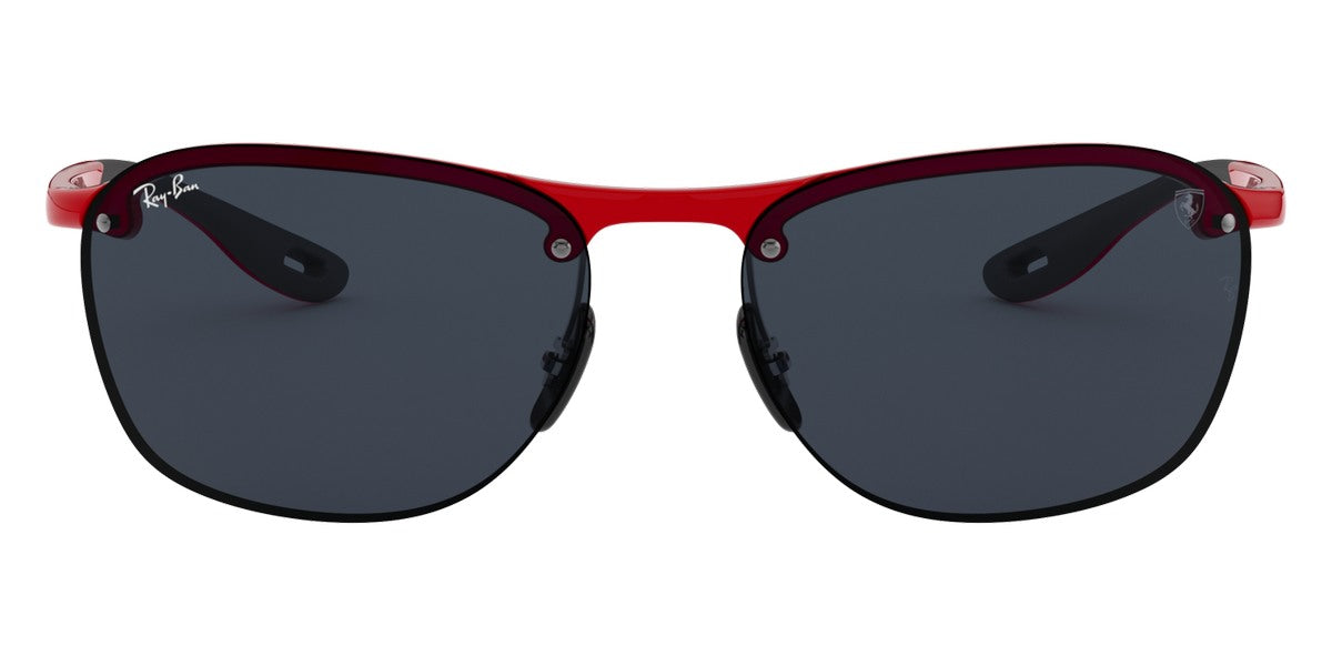 Ray-Ban® Ferrari RB4302M RB4302M F62387 62 - Red with Dark Gray lenses Sunglasses