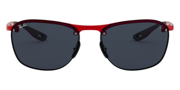 Ray-Ban® Ferrari RB4302M RB4302M F62387 62 - Red with Dark Gray lenses Sunglasses