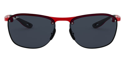 Ray-Ban® Ferrari RB4302M RB4302M F62387 62 - Red with Dark Gray lenses Sunglasses