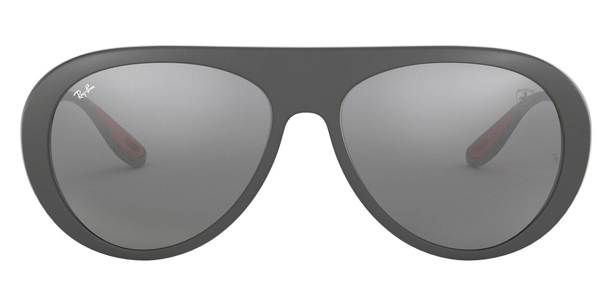 Ray-Ban® Ferrari RB4310M RB4310M F6266G 59 - Gray with Gray Mirrored Silver lenses Sunglasses