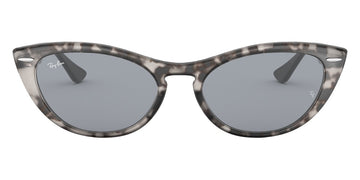 Ray-Ban® Nina RB4314N RB4314N 1250Y5 54 - Gray Havana with Blue Mirrored Gold lenses Sunglasses