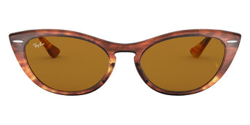 Ray-Ban® Nina RB4314N RB4314N 954/33 54 - Striped Havana with B-15 Brown lenses Sunglasses