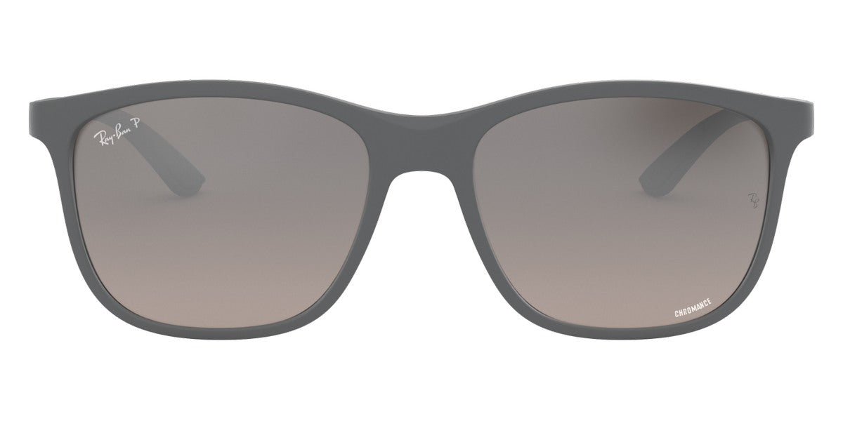 Ray-Ban® Chromance RB4330Ch RB4330CH 60175J 56 - Sand Gray with Gray Mirrored Silver lenses Sunglasses