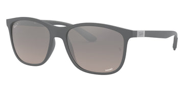 Ray-Ban® Chromance RB4330Ch RB4330CH 601SA1 56 - Matte Black with Green Mirrored Blue lenses Sunglasses