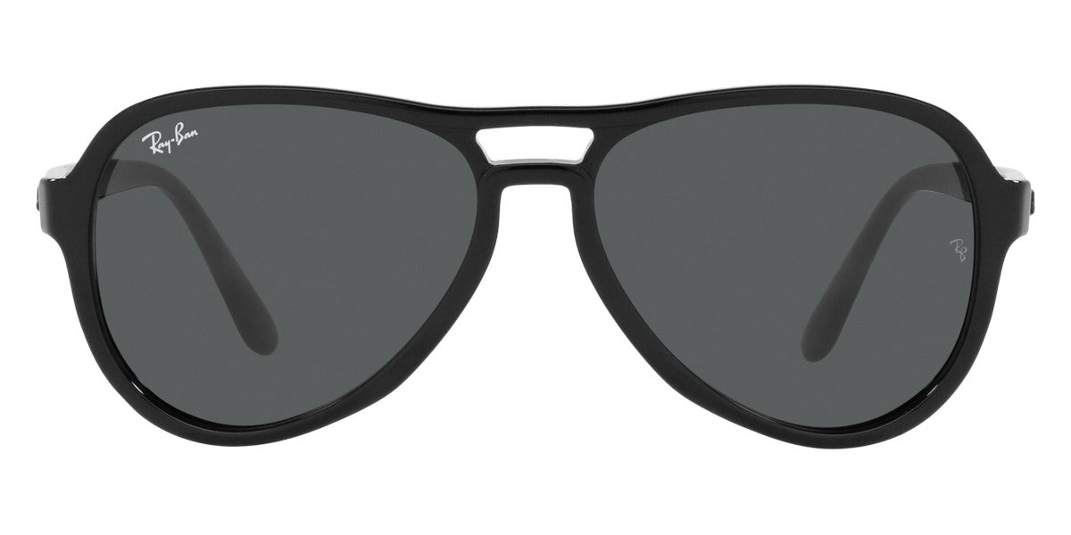 Ray-Ban® Vagabond RB4355 RB4355 601/B1 58 - Black with Dark Gray lenses Sunglasses