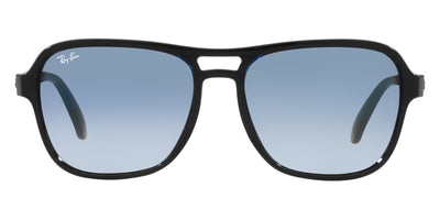 Ray-Ban® State Side RB4356 RB4356 66033F 58 - Black Transparent Blue Black with Clear Gradient Blue lenses Sunglasses