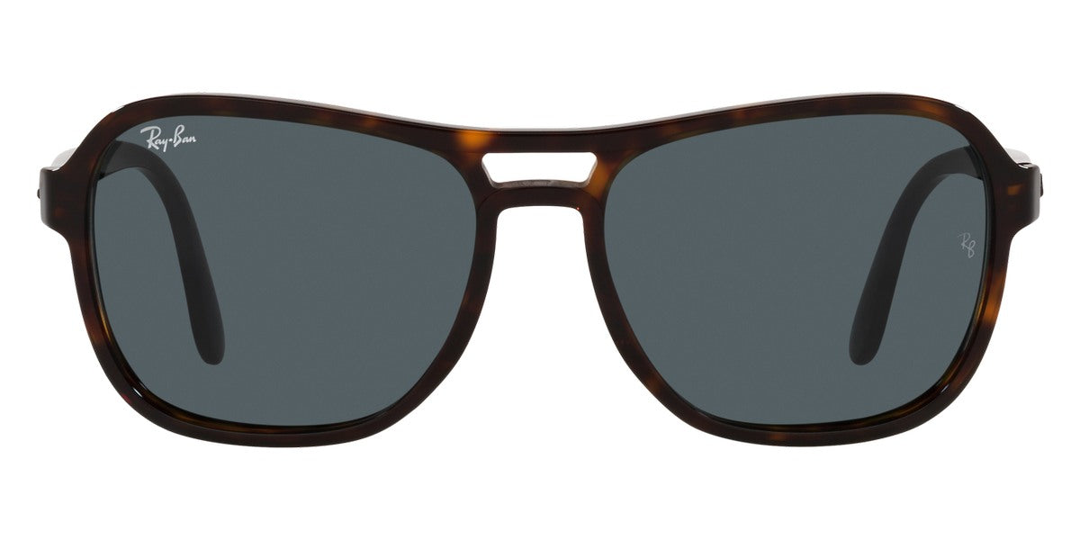 Ray-Ban® State Side RB4356 RB4356 902/R5 58 - Havana with Blue lenses Sunglasses