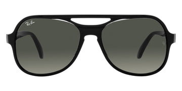 Ray-Ban® Powderhorn RB4357 RB4357 654571 58 - Black Transparent Black with Gray Gradient lenses Sunglasses