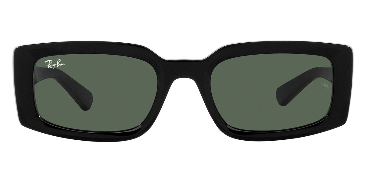 Ray-Ban® Kiliane RB4395 RB4395 667771 54 - Black with Dark Green lenses Sunglasses