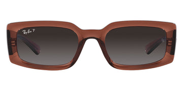 Ray-Ban® Kiliane RB4395 RB4395 6678T3 54 - Transparent Brown with Gray Polarized lenses Sunglasses