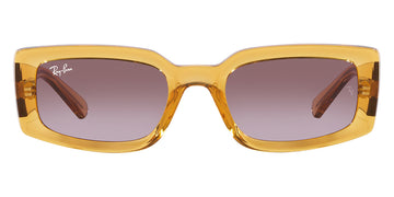 Ray-Ban® Kiliane RB4395 RB4395 66828H 54 - Transparent Yellow with Dark Violet lenses Sunglasses