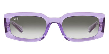 Ray-Ban® Kiliane RB4395 RB4395 66858E 54 - Transparent Violet with Light Gray lenses Sunglasses