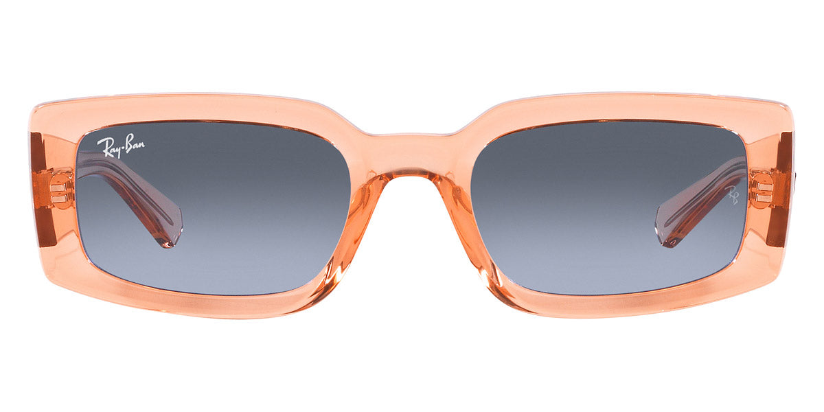 Ray-Ban® Kiliane RB4395 RB4395 66868F 54 - Transparent Orange with Blue/Gray lenses Sunglasses