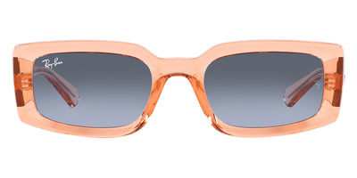 Ray-Ban® Kiliane RB4395 RB4395 66868F 54 - Transparent Orange with Blue/Gray lenses Sunglasses