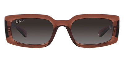 Ray-Ban® KILIANE 0RB4395F RB4395F 6678T3 54 - Transparent Brown with Gray Polarized lenses Sunglasses