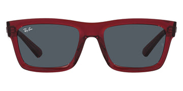 Ray-Ban® Warren RB4396F RB4396F 667987 57 - Transparent Red with Dark Gray lenses Sunglasses