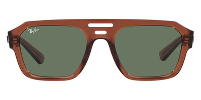 Ray-Ban® Corrigan RB4397 RB4397 668383 54 - Transparent Light Blue with Dark Brown Polarized lenses Sunglasses