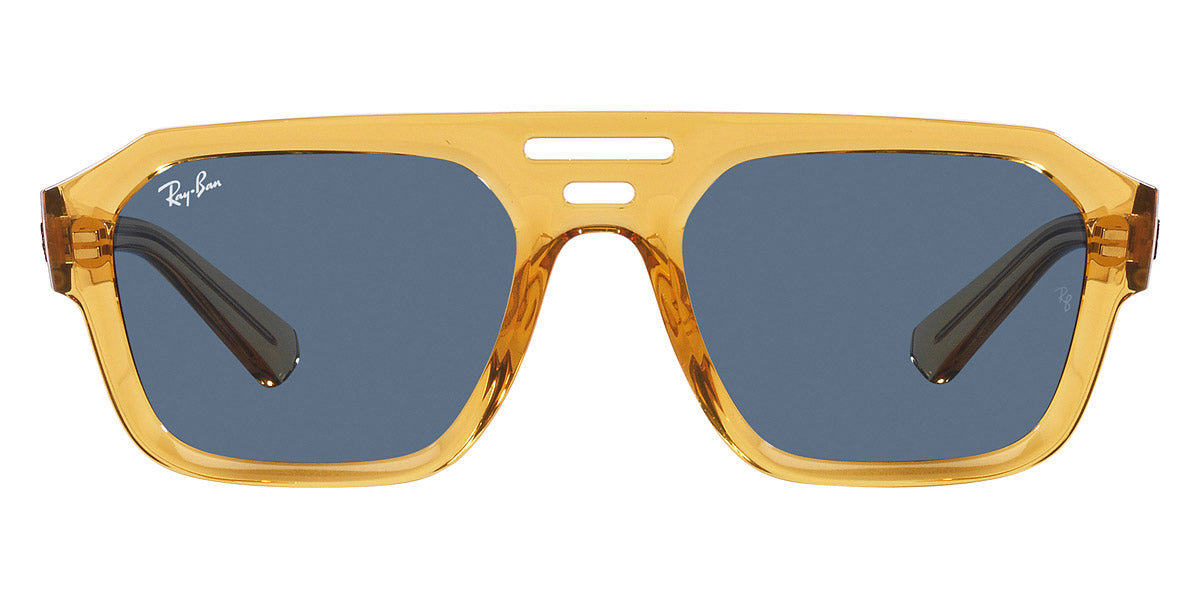 Ray-Ban® Corrigan RB4397 RB4397 668280 54 - Transparent Yellow with Dark Blue lenses Sunglasses