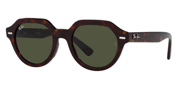 Ray-Ban® Gina RB4399 RB4399 902/31 53 - Havana with Green lenses Sunglasses