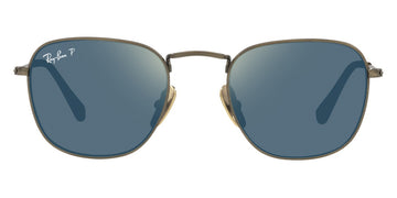 Ray-Ban® Frank RB8157 RB8157 9217T0 51 - Demigloss Brushed Gold with Polarized Blue Mirrored Gold lenses Sunglasses