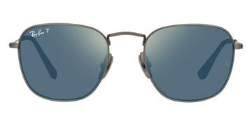 Ray-Ban® Frank RB8157 RB8157 9207T0 48 - Demigloss Antique Gold with Polarized Blue Mirrored Gold lenses Sunglasses