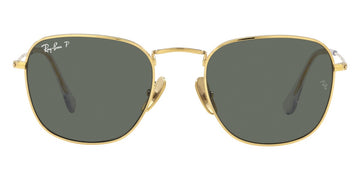 Ray-Ban® Frank RB8157 RB8157 9207T0 51 - Demigloss Antique Gold with Polarized Blue Mirrored Gold lenses Sunglasses