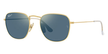 Ray-Ban® Frank RB8157 RB8157 9208T0 51 - Demigloss Gunmetal with Polarized Blue Mirrored Gold lenses Sunglasses