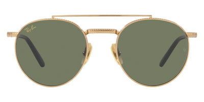 Ray-Ban® Round Ii Titanium RB8237 RB8237 313852 50 - Arista with Green lenses Sunglasses