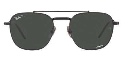 Ray-Ban® Frank Ii Titanium RB8258 RB8258 3139O4 54 - Silver with Gray Mirrored Blue lenses Sunglasses