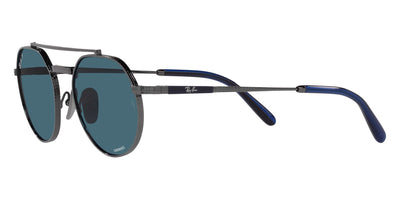 Ray-Ban® Jack Ii Titanium RB8265 RB8265 3139O4 53 - Silver with Gray Mirrored Blue lenses Sunglasses