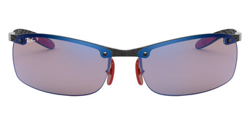 Ray-Ban® Ferrari RB8305M RB8305M F005H0 64 - Carbon with Gray Mirrored Blue lenses Sunglasses