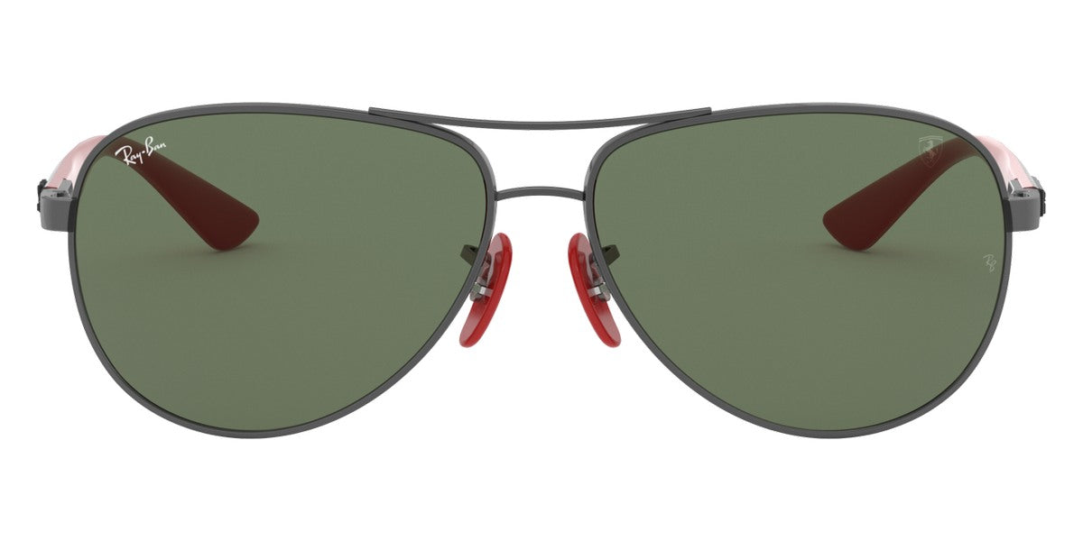 Ray-Ban® Scuderia Ferrari Collection RB8313M RB8313M F00171 61 - Gunmetal with Dark Green lenses Sunglasses