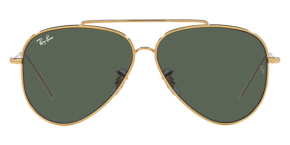 Ray-Ban® Aviator Reverse RBr0101S RBR0101S 001/VR 59 - Gold with Green lenses Sunglasses