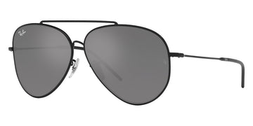 Ray-Ban® Aviator Reverse RBr0101S RBR0101S 002/GS 62 - Black with Silver Mirrored lenses Sunglasses