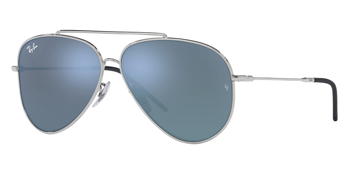 Ray-Ban® Aviator Reverse RBr0101S RBR0101S 003/GA 62 - Silver with Light Blue Mirrored lenses Sunglasses