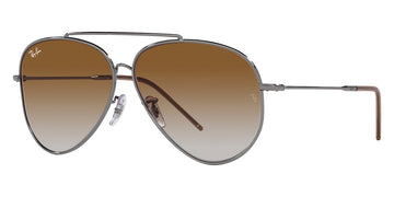 Ray-Ban® Aviator Reverse RBr0101S RBR0101S 004/CB 62 - Gunmetal with Brown lenses Sunglasses