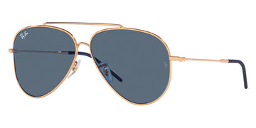 Ray-Ban® Aviator Reverse RBr0101S RBR0101S 92023A 62 - Rose Gold with Blue lenses Sunglasses