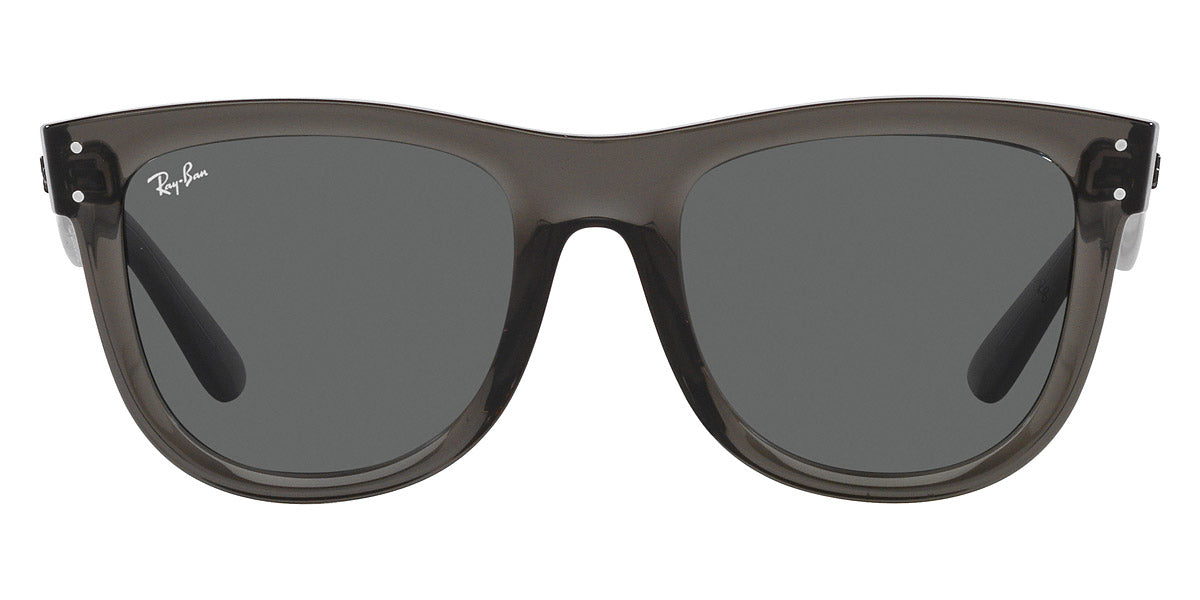 Ray-Ban® Wayfarer Reverse RBr0502S RBR0502S 6707GR 50 - Transparent Dark Gray with Dark Gray lenses Sunglasses