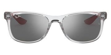 Ray-Ban® Junior New Wayfarer RJ9052Sf RJ9052SF 70636G 50 - Transparent Gray with Gray Mirrored Silver lenses Sunglasses