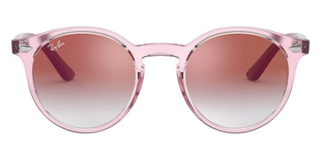 Ray-Ban® RJ9064S RJ9064S 7052V0 44 - Transparent Pink with Clear Gradient Red Mirrored Red lenses Sunglasses