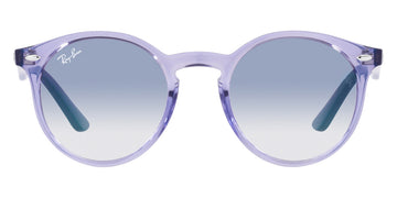 Ray-Ban® RJ9064S RJ9064S 712619 44 - Transparent Violet with Clear Gradient Light Blue lenses Sunglasses