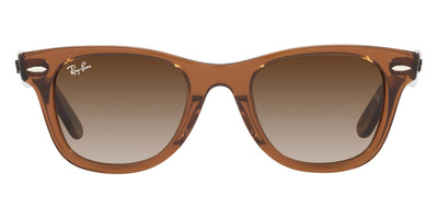 Ray-Ban® Junior Wayfarer RJ9066S RJ9066S 712713 47 - Transparent Brown with Brown Gradient lenses Sunglasses