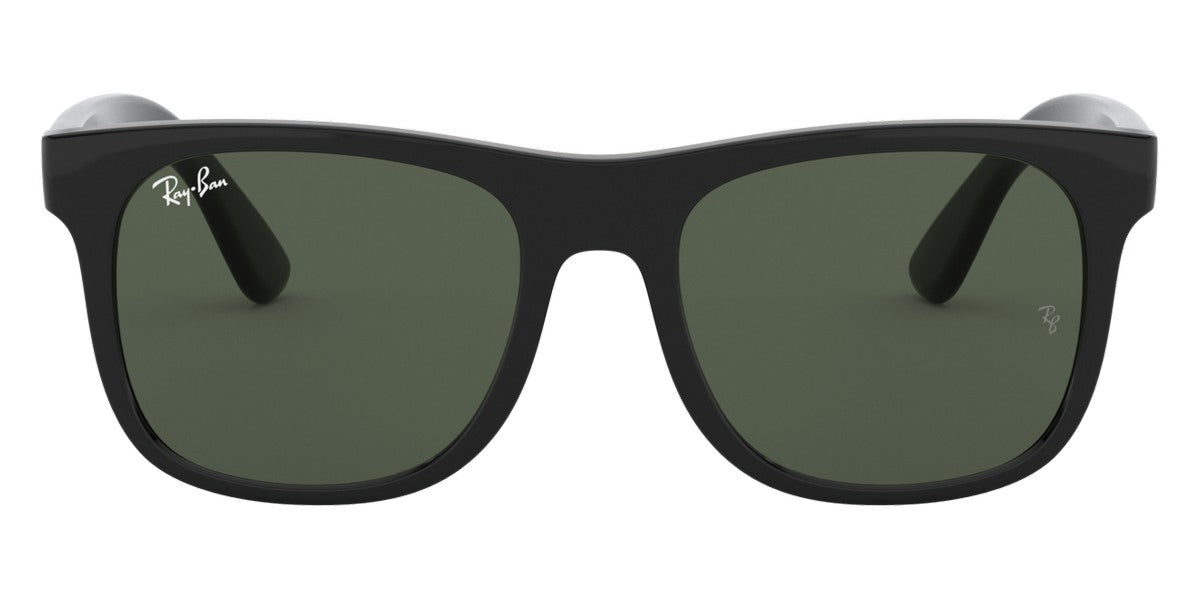 Ray-Ban® Junior Justin RJ9069S RJ9069S 100/71 48 - Black with Dark Green lenses Sunglasses