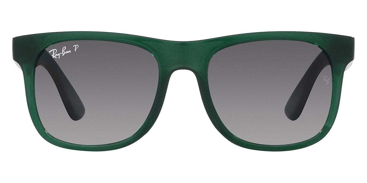 Ray-Ban® Junior Justin RJ9069S RJ9069S 7130T3 48 - Opal Green with Gray Polarized lenses Sunglasses