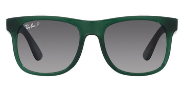 Ray-Ban® Junior Justin RJ9069S RJ9069S 7130T3 48 - Opal Green with Gray Polarized lenses Sunglasses