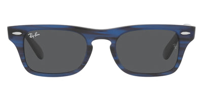 Ray-Ban® Junior BuRBank RJ9083S RJ9083S 707287 45 - Striped Blue with Dark Gray lenses Sunglasses