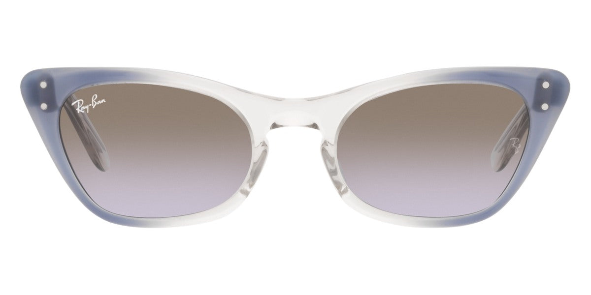 Ray-Ban® Miss BuRBank RJ9099S RJ9099S 71054Q 45 - Transparent Blue with Lilac Gradient Gray lenses Sunglasses