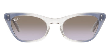 Ray-Ban® Miss BuRBank RJ9099S RJ9099S 71054Q 45 - Transparent Blue with Lilac Gradient Gray lenses Sunglasses