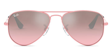 Ray-Ban® Junior Aviator RJ9506S RJ9506S 211/7E 50 - Pink with Pink Mirrored Silver Gradient lenses Sunglasses